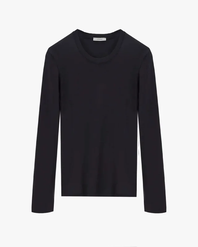 Rib Long Sleeve T-Shirt