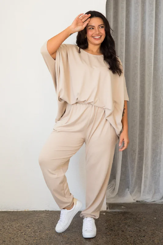 Everyday Lounge Pant in Portobello Beige