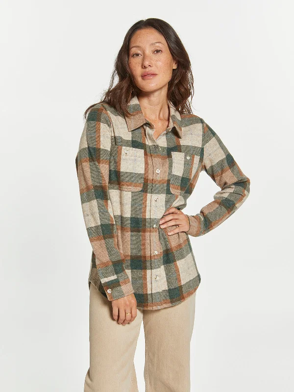 GREEN FOREST PLAID / XS / Final Sale