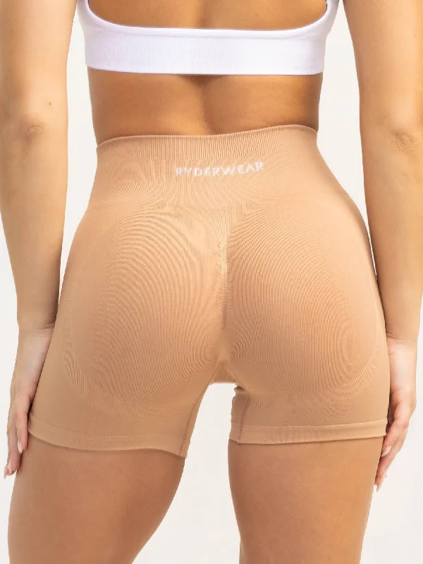 Lift 2.0 BBL Seamless Shorts - Tan