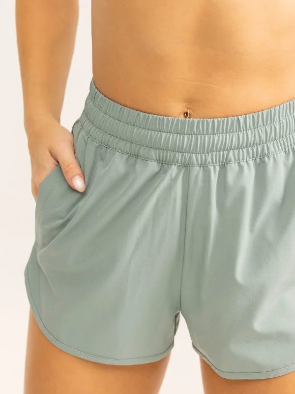 Persist Training Shorts - Dusty Green