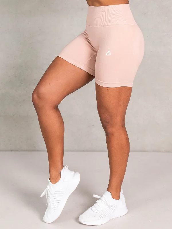 Lift BBL Scrunch Seamless Shorts - Biscotti