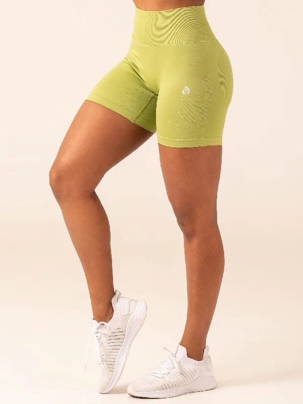 Lift BBL Scrunch Seamless Shorts - Olive