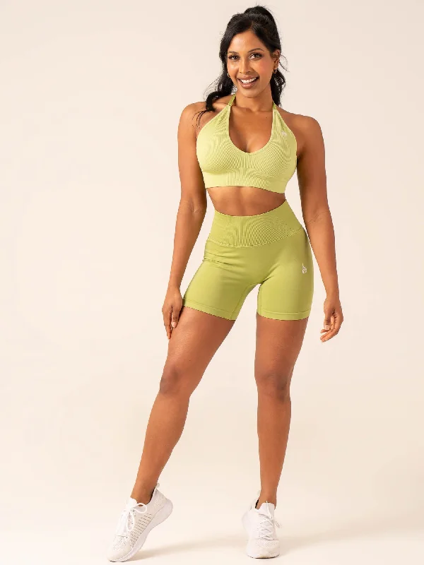 Lift BBL Scrunch Seamless Shorts - Olive