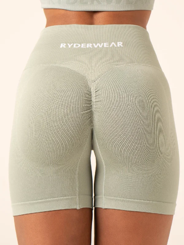 Lift BBL Scrunch Seamless Shorts - Sage