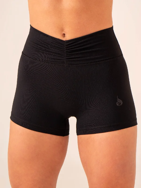 Tempo Booty Shorts - Black