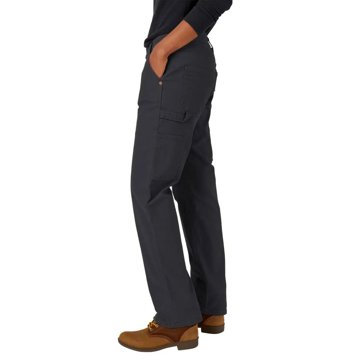 Women's Carpenter Duck Pants - Black