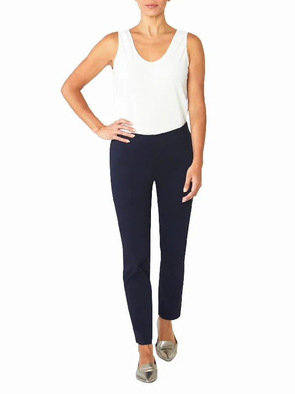 Zenya Navy Capri Pant