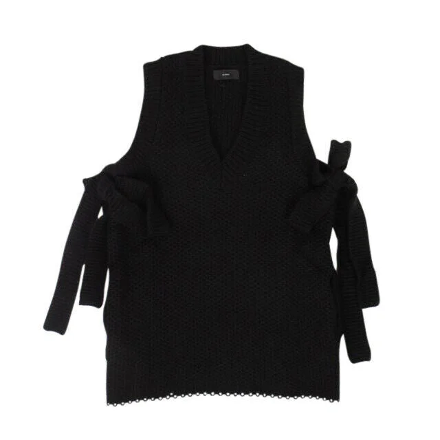 Alanui Cashmere Sleeveless Knit Sweater - Black