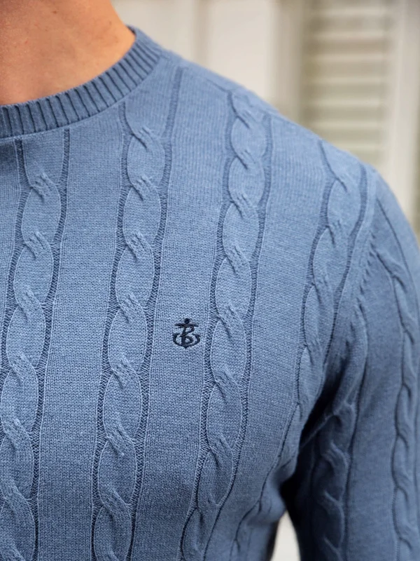 Burley Knitted Jumper - Blue