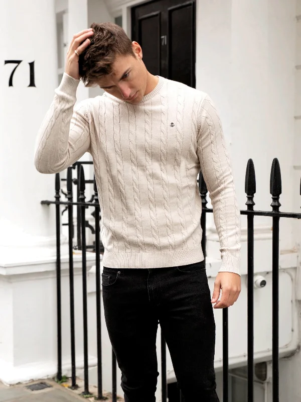 Burley Knitted Jumper - Off White