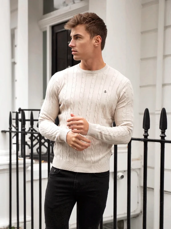 Burley Knitted Jumper - Off White