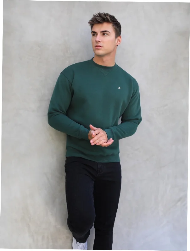 Preston Relaxed Jumper - Green