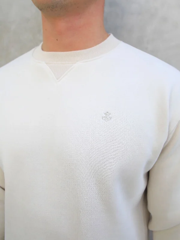 Preston Relaxed Jumper - Light Beige