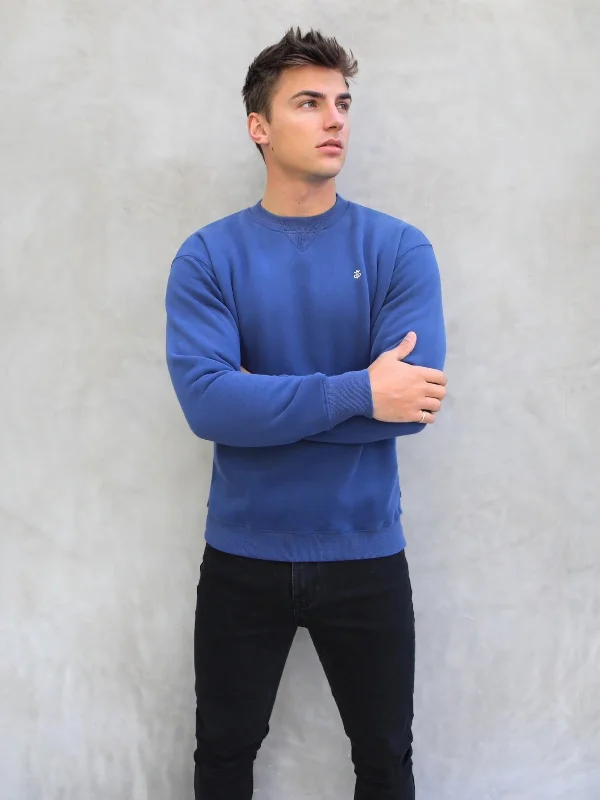 Preston Relaxed Jumper - Navy