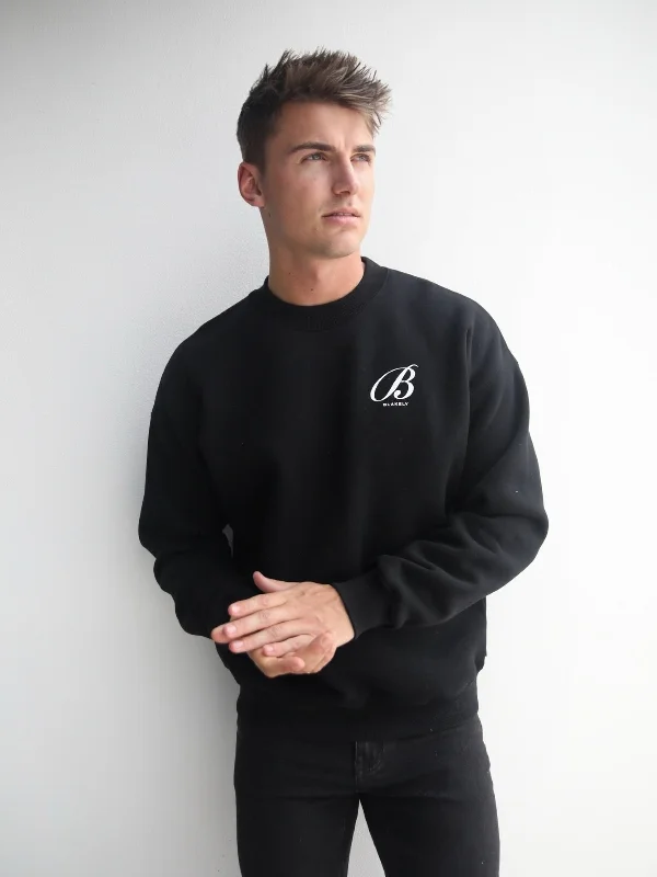 Vita Relaxed Jumper - Black