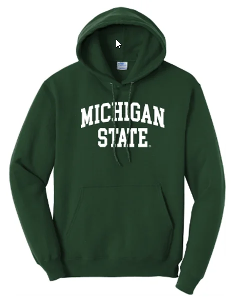 Classic Michigan State Green Hoodie