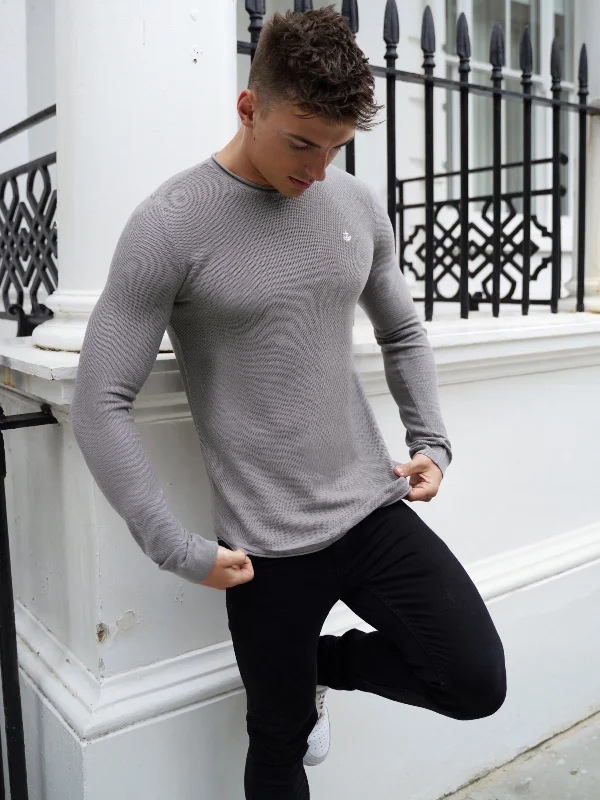 Mason Knit Jumper - Grey