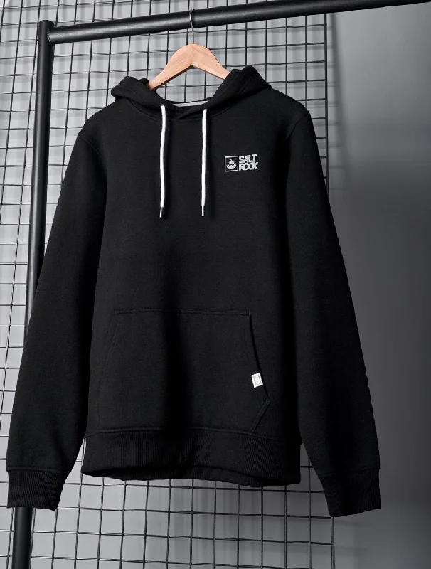 Saltrock Original - Mens Pop Hoodie - Black