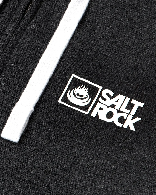 Saltrock Original - Mens Zip Hood - Dark Grey