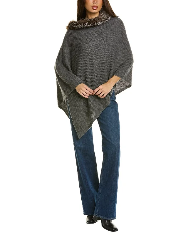 sofiacashmere Basic Cashmere Poncho