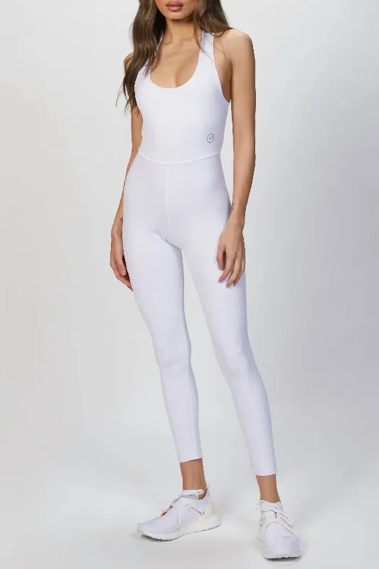 The Unitard In White