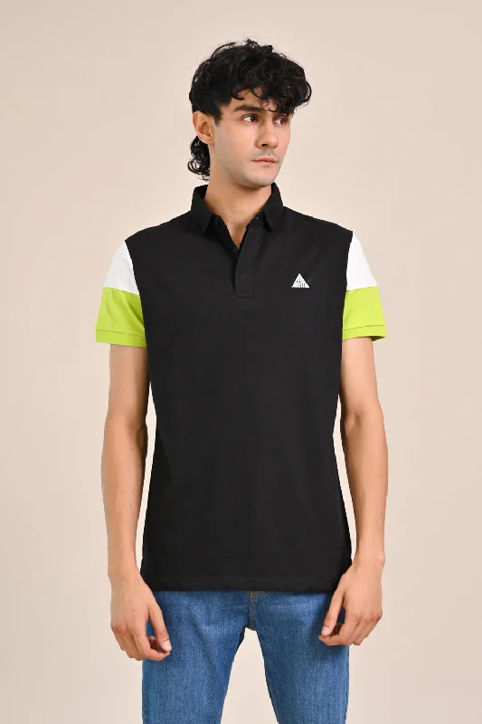 CONTRAST SLEEVE POLO