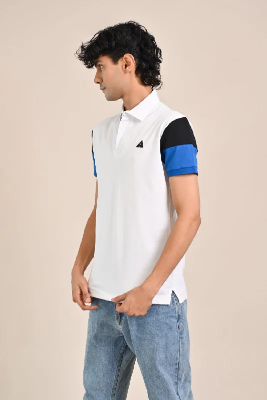 CONTRAST SLEEVE POLO