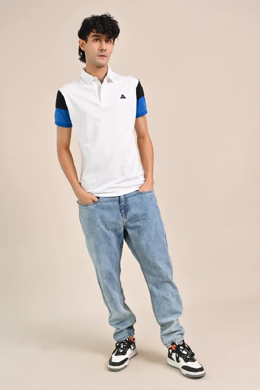 CONTRAST SLEEVE POLO