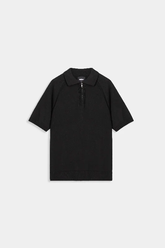 JACQUARD-KNIT POLO SHIRT