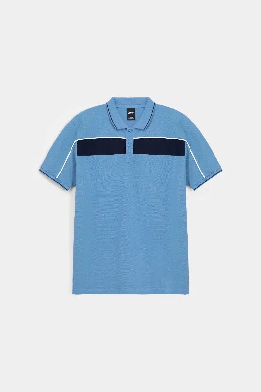 Color Blocking Polo