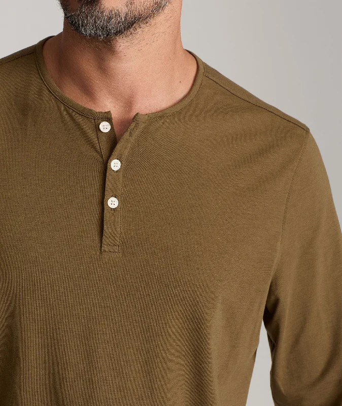 EcoSoft™ Long-Sleeve Henley