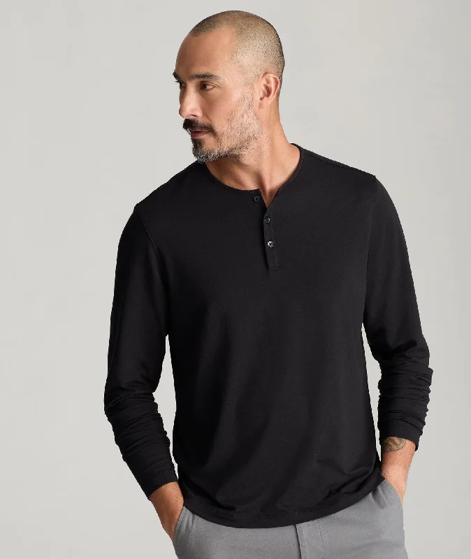 EcoSoft™ Long-Sleeve Henley